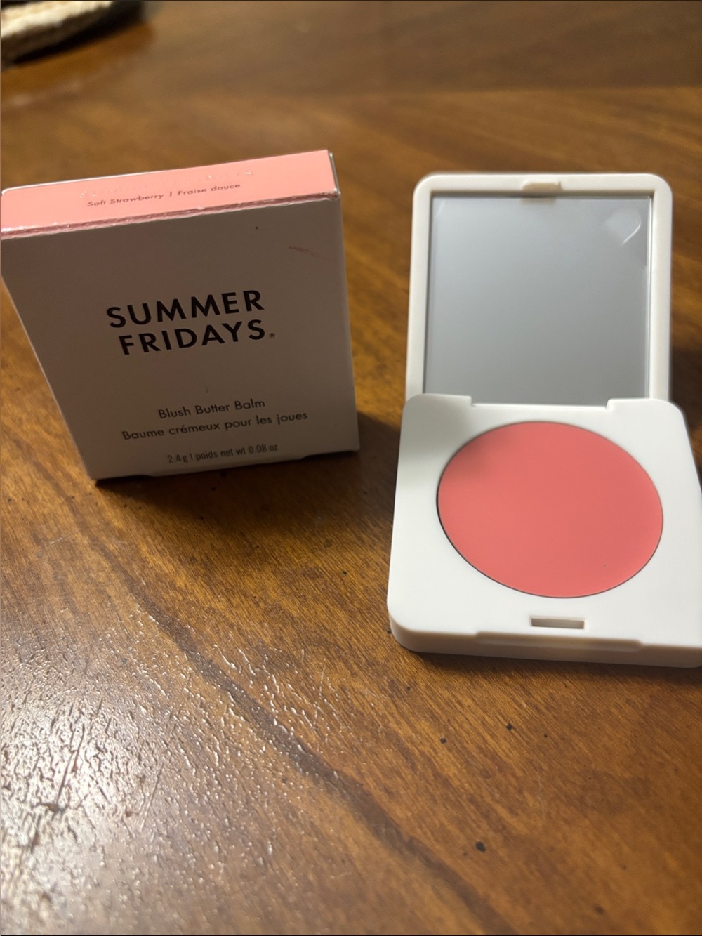 Summer Fridays Blush Butter Balm — Soft Strawberry